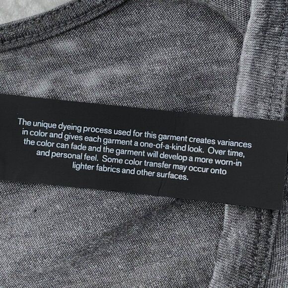 Express One Eleven Washed Out Gray Cold Shoulder Top Large NEW - Picture 9 of 10